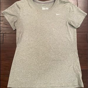 gray dri-fit womens tshirt